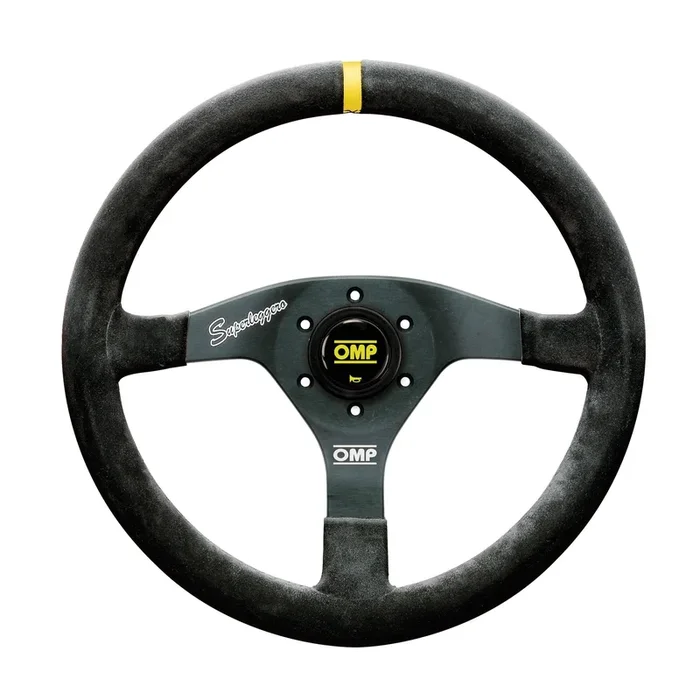 OMP Velocita’ Superleggero Racing Steering Wheel [350 mm – Suede Leather] Black