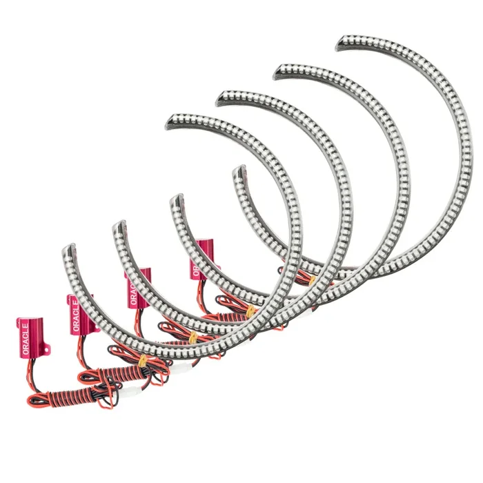 Oracle 15-21 Dodge Challenger LED Waterproof Halo Kit – Red SEE WARRANTY