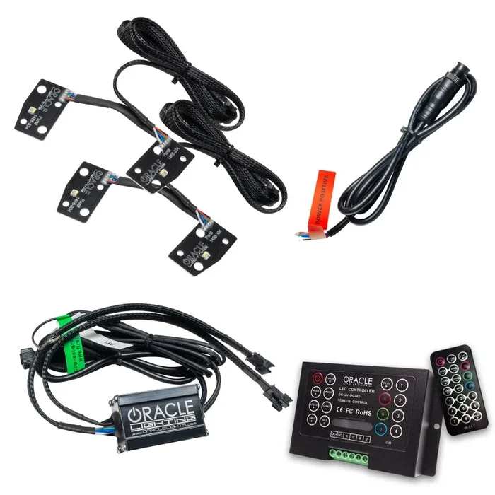 Oracle 2021 Ford Bronco DRL Upgrade w/ Halo Kit – ColorSHIFT w/ 2.0 Controller SEE WARRANTY