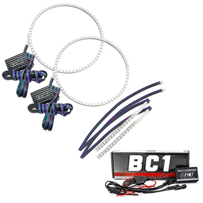 Oracle 21-22 Ford Bronco Headlight Halo Kit w/DRL Bar – Base Headlights -w/BC1 Cntrl SEE WARRANTY