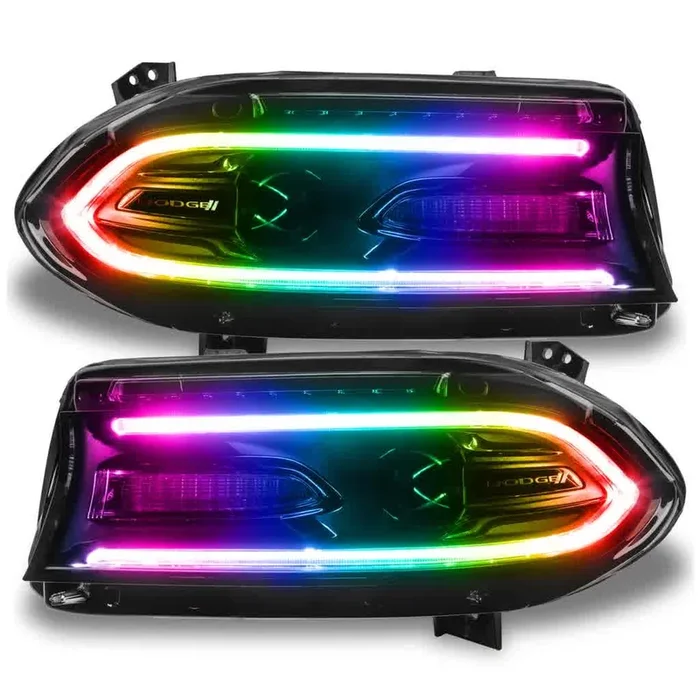 Oracle Headlight DRL Upgrade Kit Dodge Charger (15-21) ColorSHIFT RGB+W
