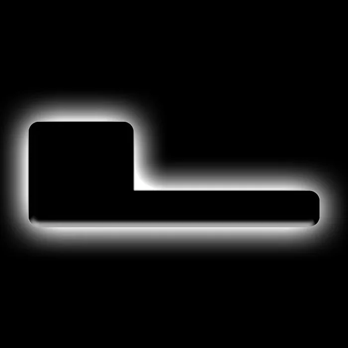 ORACLE Lighting Universal Illuminated LED Letter Badges – Matte Blk Surface Finish – L SEE WARRANTY