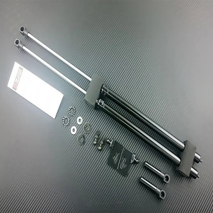 P2M Black Engine Hood Damper | 1989-1994 Nissan S13 240SX (P2-BHDNS13-TP)