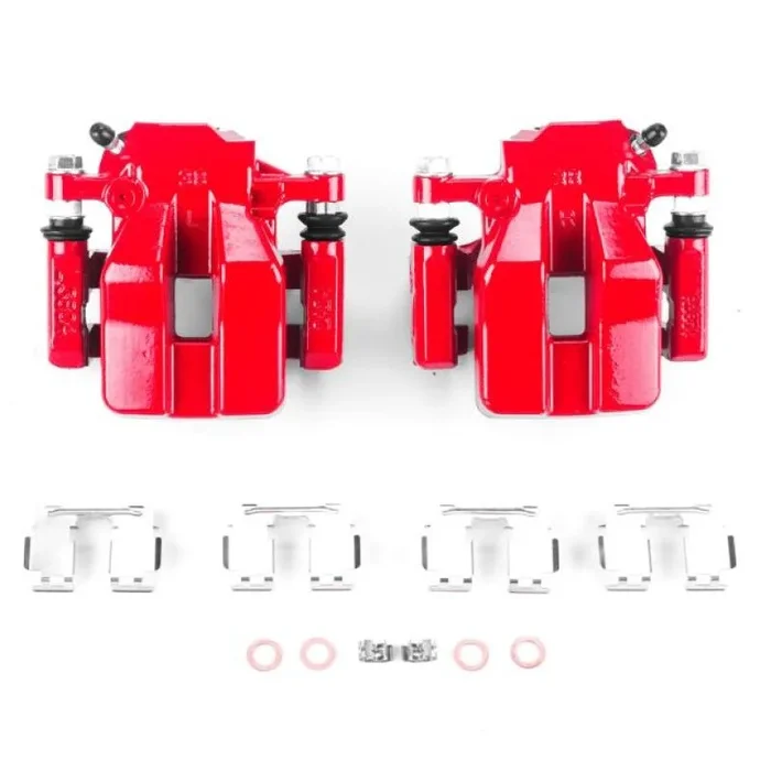 Power Stop 12-18 Toyota RAV4 Rear Red Calipers w/Brackets – Pair
