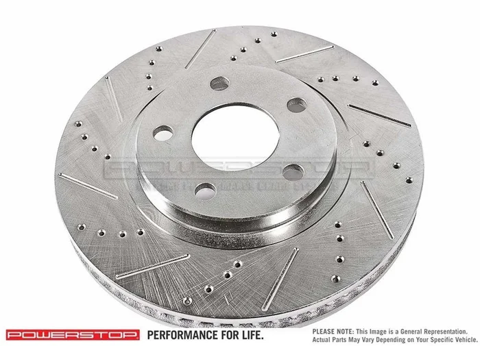 POWERSTOP AR8654XL DRILLED SLOTTED ROTRS
