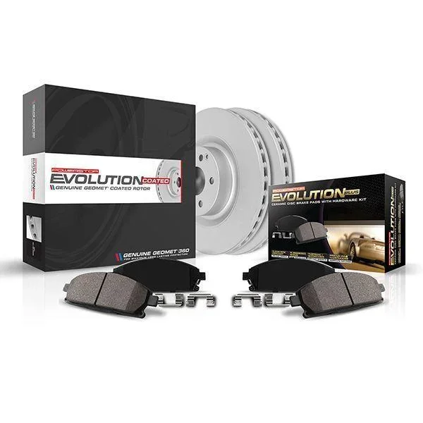PowerStop Z17 Evolution Geomet Coated Rotor Brake Kit Ford Focus (2005-2007) Front or Rear