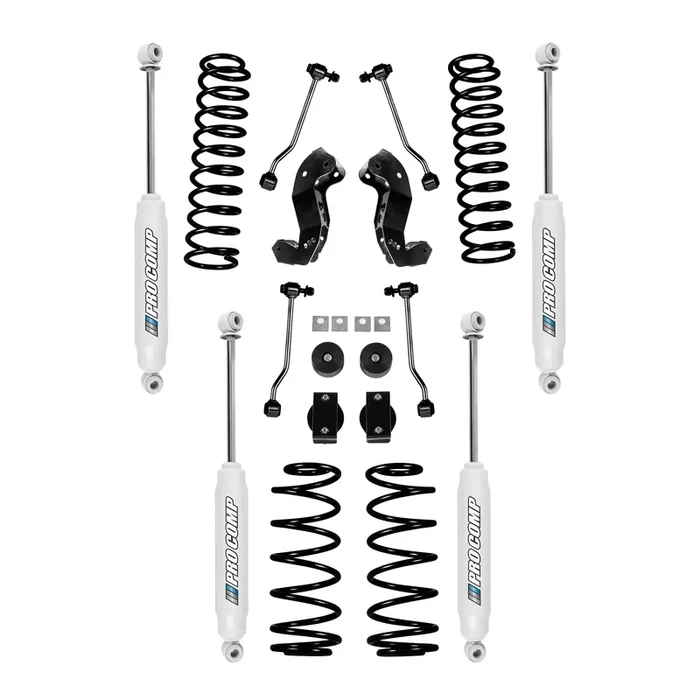 Pro Comp Suspension K3111B JL 2-3 STANDARD KIT WITH TWIN TUBE SHOCKS