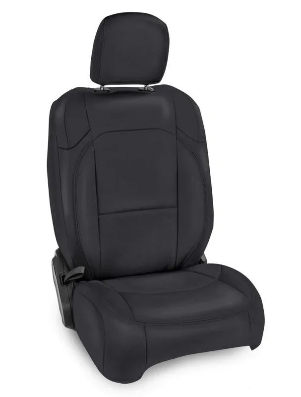 PRP 2018+ Jeep Wrangler JLU/4 Door/ Jeep Gladiator JT/ Rubicon Front Seat Covers (Pair) – All Black