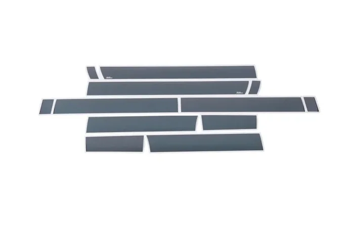 Putco 11-16 Ford SuperDuty – Crew Cab 8ft (12pcs – 6.25in Wide) Black Platinum Rocker Panels