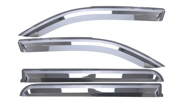 Putco 19-20 Ram 1500 – Crew Cab (Set of 4) Element Chrome Window Visors