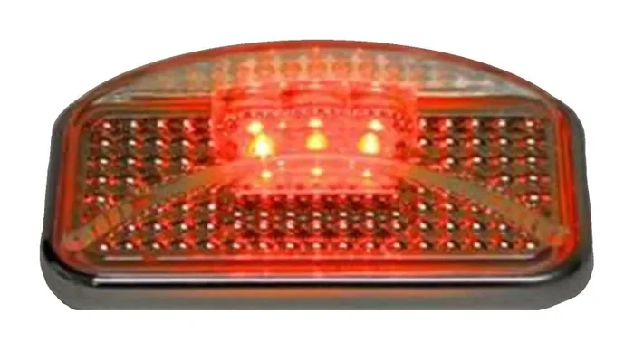Putco Universal Side Marker – Red LED w/Ion Chrome Lens Universal Side Markers