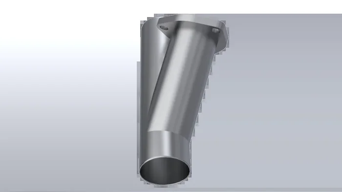 QTP 2.5in Weld-On QTEC Exhaust Cutout Y-Pipe
