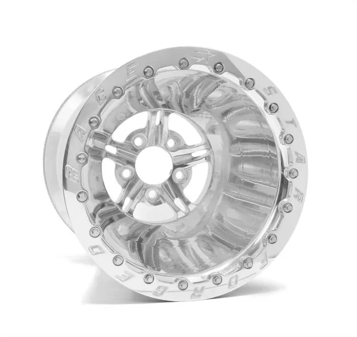 Race Star 63 Pro Forged 15×12 DBL Sportsman 5×4.75 BC / 4.00in. BS Wheel – Polished