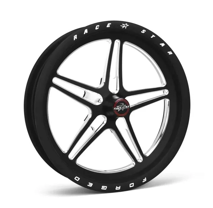 Race Star 63 Pro Forged 17×2.4 Spindle Mount No Bearing Wheel 1.13in. BS – Black Anodized/Machined