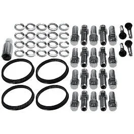 Race Star Lug Nut Kit [20 PCS] 14mm x 1.5 Closed 1.38 ” Shank with 7/8 ” Head – w/ or w/o Hub Rings
