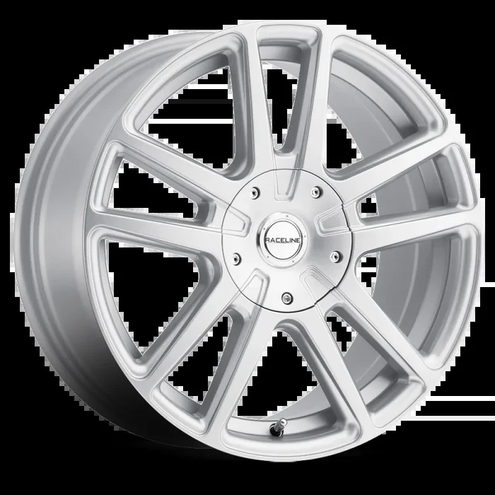 Raceline 145S Encore 15x7in / 5×100/5×114.3 BP / 40mm Offset / 72.62mm Bore – Gloss Silver Wheel