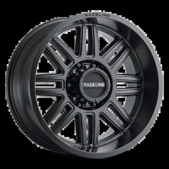 Raceline 948B Split 18x9in / 8×170 BP / 18mm Offset / 125.2mm Bore – Satin Black Wheel