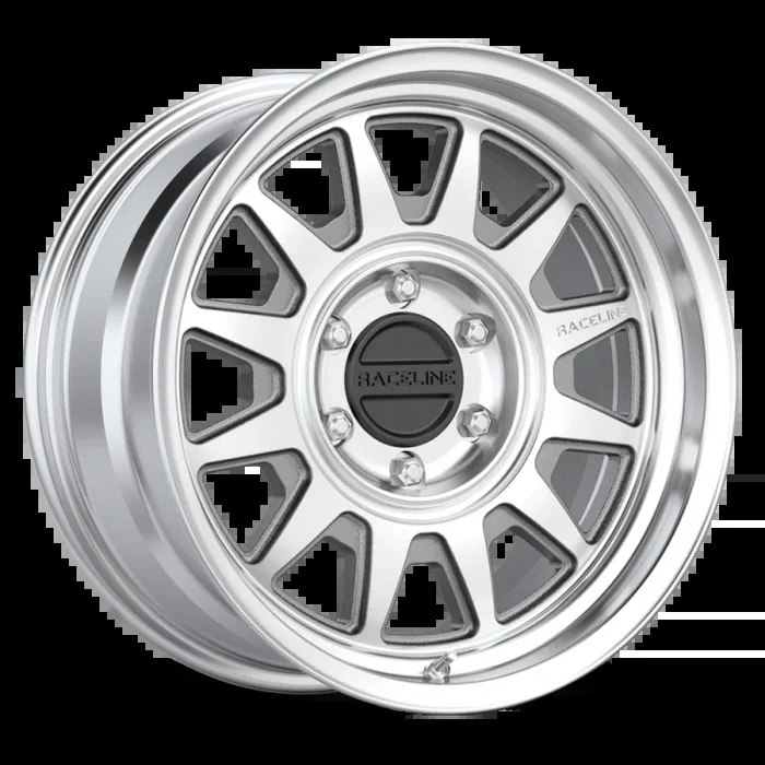 Raceline 952MC Aero 17×8.5in / 6×120 BP / 0mm Offset / 78.1mm Bore – Machined Wheel