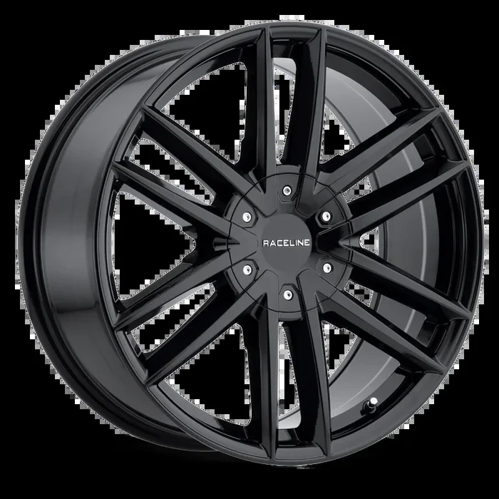 Raceline Wheels Impulse Gloss Black 22×9.5 | 5×114.3/5×120 (158B-229594+35)