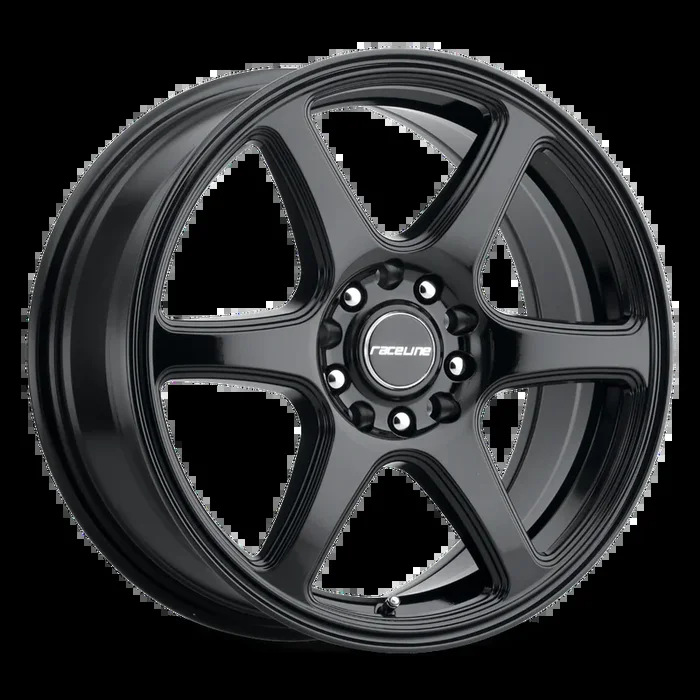 Raceline Wheels Matrix Gloss Black 18×8 | 5×100/5×114.3 (146B-88089+40)