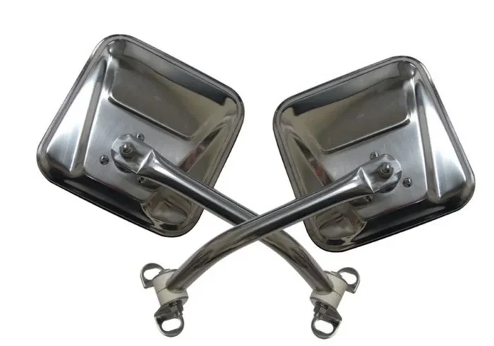 Rampage 1976-1983 Jeep CJ5 Mirror Kit – Stainless