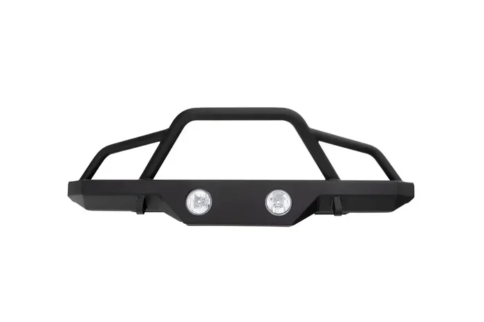 Rampage 78510 Recovery Bumper, Front with Stinger, Textured Finish, Lights Sold Separately