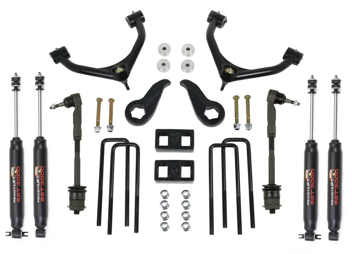 ReadyLift 69-3511 2011-18 CHEV/GMC 2500/3500HD 3.5” F, 1.0” R SST Lift Kit with SST3000 Shocks