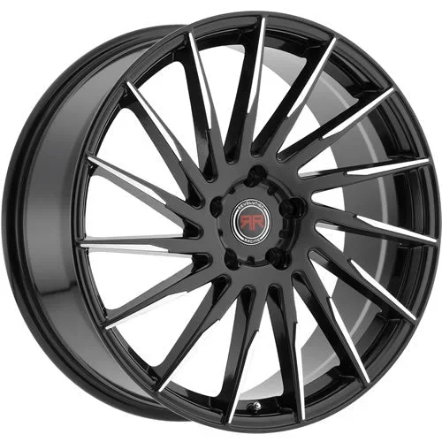 Revolution Racing RR15 Black w/ Machined Spoke Accents 18×8 | 5×114.3 (RR15-18851143+40BM)
