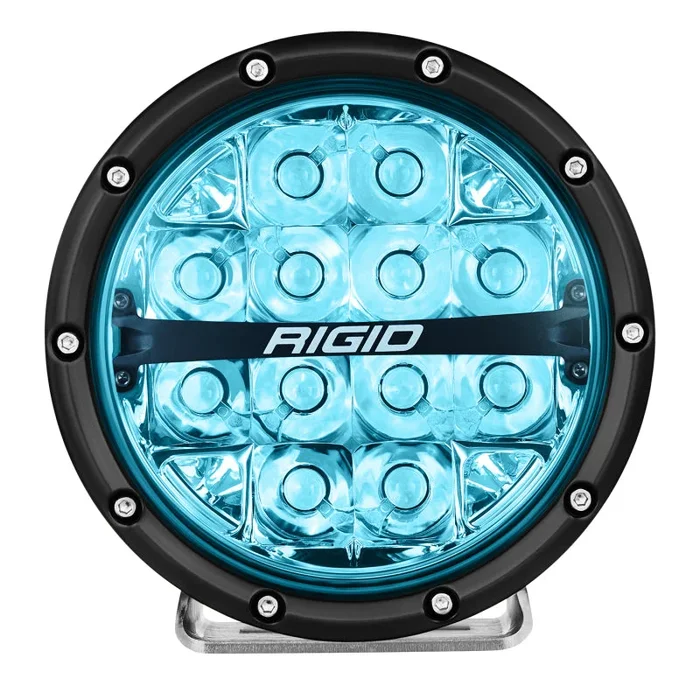 Rigid Industries 360-Series 6in LED Off-Road Spot Beam – RGBW (Pair)