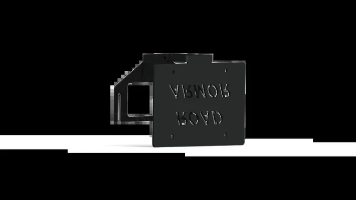 Road Armor 3.6in Offset Fairlead Mount – Tex Blk