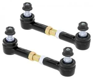 RockJock 4×4 Adjustable Sway Bar End Link Kit (3 1/2 in. Long Rods w/ Sealed Rod Ends and Jam Nuts) – RJ-283100-101