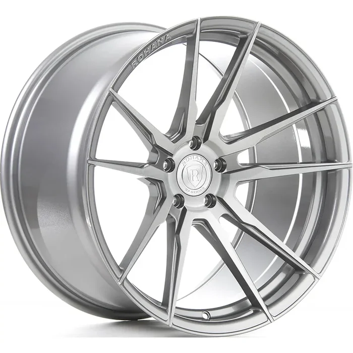 Rohana Wheels RFX2 Silver w/ Brushed Machined Spoke Faces 20×9 | 5×114.3 (RFX22095114BT35)