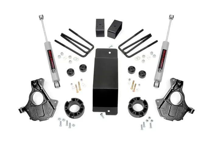 Rough Country 12430 – Suspension Lift Knuckle Kit w/Shocks