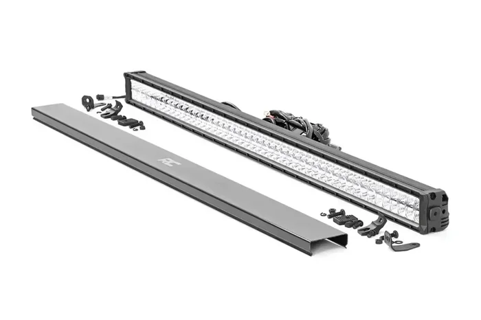 Rough Country 70950DA – Cree Chrome Series LED Light Bar 50 in. w/Amber DRL