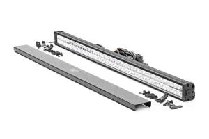Rough Country Cree Chrome Series LED Light Bar 50 in. w/Amber DRL – 70950DA