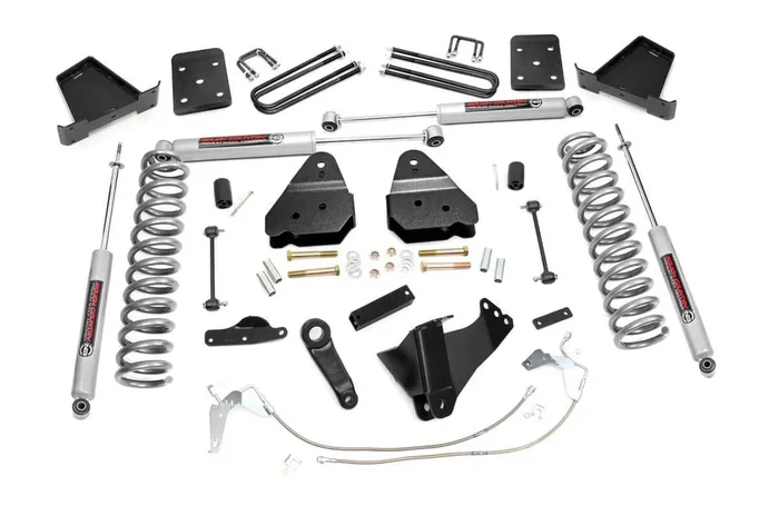 Rough Country Lift Kit Ford F250/F350 Super Duty 4WD (08-10) 4.5 ” Suspension Lift Kits w/ Shocks