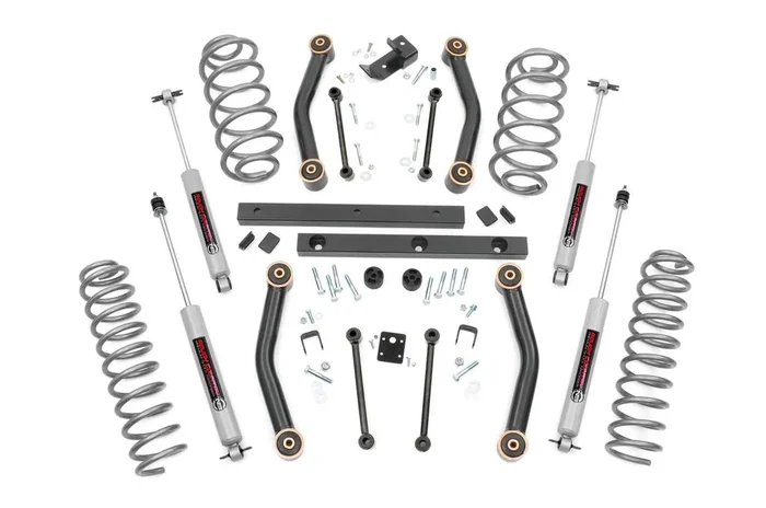 Rough Country Lift Kit Jeep Wrangler TJ 4WD (2003-2006) 4 ” Lift Kit w/ Shocks