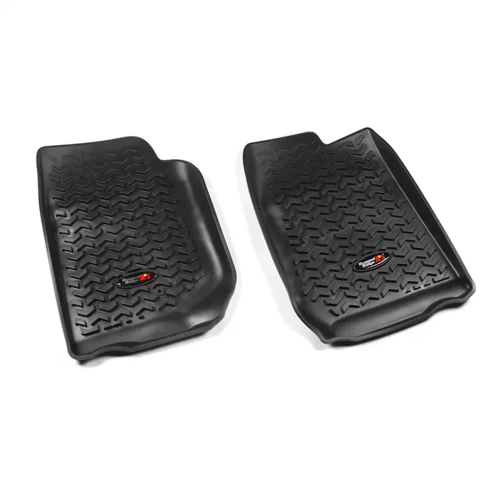 Rugged Ridge 12920.01 – All Terrain Floor Liner, Front Pair, Black 07-18 Jeep Wrangler JK/JKU