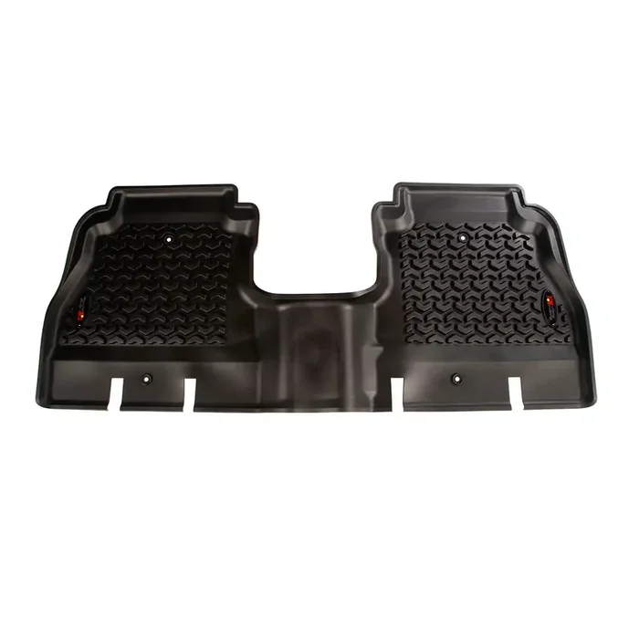 Rugged Ridge 12950.48 – Floor Liner, Rear Black, 2018-2020 Jeep Wrangler JL 4 Dr