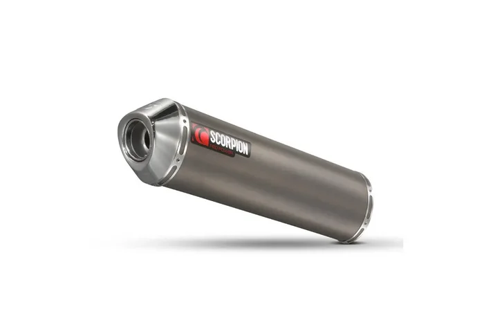 Scorpion EHA54TEO Honda CBR1100 XX Super Blackbird Factory Oval Slip-On Exhaust (Pair) – Titanium Sleeve