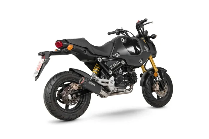 Scorpion PHA199SYSBCER Honda MSX 125 Red Power Full Exhaust System – Black Ceramic Coated Sleeve