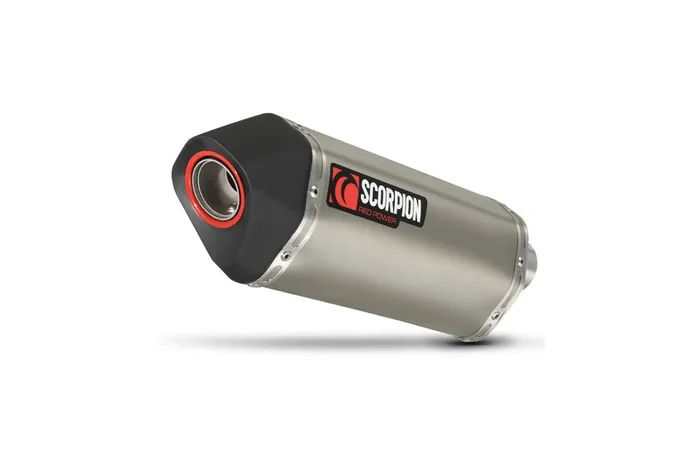 Scorpion RHA100TEO Honda CBF600 Serket Parallel Slip-On Exhaust – Titanium Sleeve