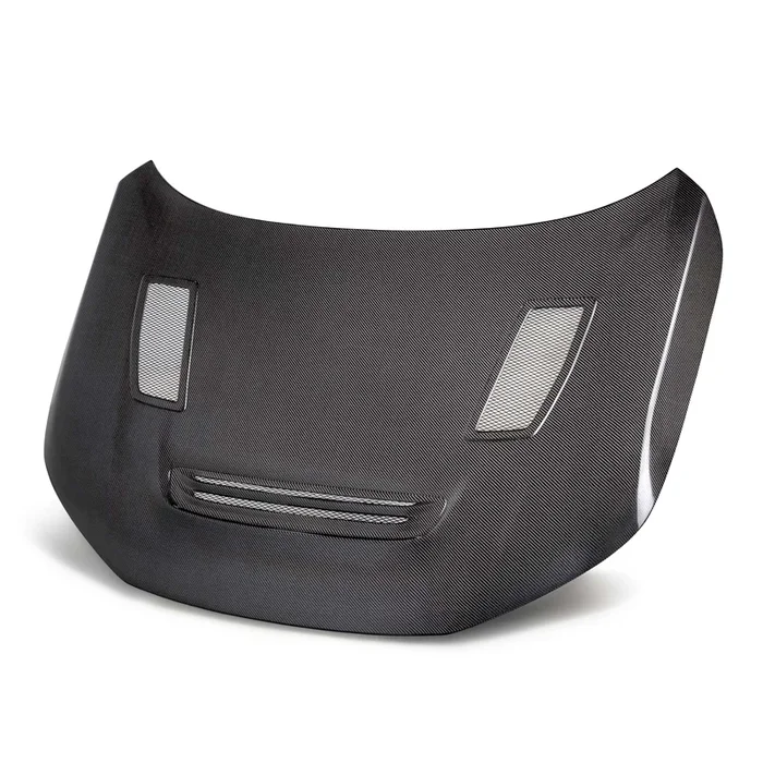 Seibon GT-Style Double Sided Carbon Fiber Hood | 2023+ Honda Civic Type R (HD23HDCVR-GT-DS)