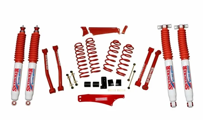 Skyjacker 4 “LIT,07-09JK RED W/NITROS