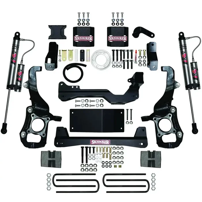 Skyjacker F2160BKX – 6 in. Suspension Lift Kit With ADX 2.0 Remote Reservoir Monotube Shocks.