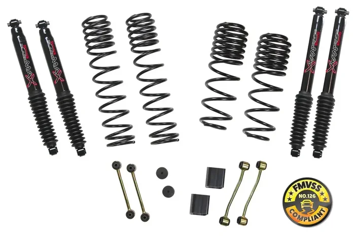 Skyjacker JL20BPBLT – Jeep Wrangler JL 2-Door 4WD 2-2.5 in. Dual Rate-Long Travel Lift Kit System with