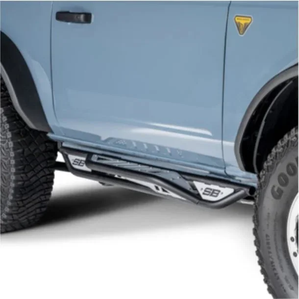 Smittybilt Apollo Sliders with Integrated Step for 2021-2026 Ford Bronco 2 Door – Recon Recovery