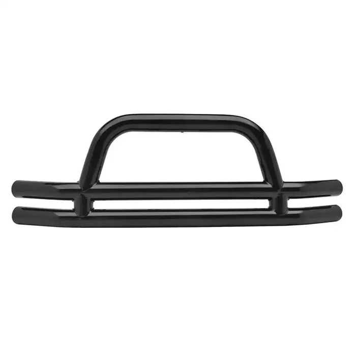 Smittybilt JB44-F – Tubular Bumper Front W/ Hoop Gloss Black