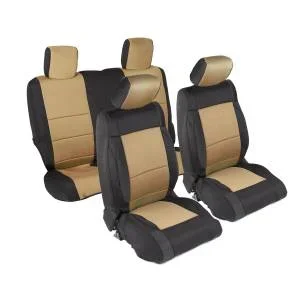 Smittybilt Neoprene Seat Cover Light Tan Incl. Front/Rear – 471525