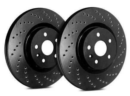 SP Performance Cross Drilled Front Brake Rotors | 2018-2020 Kia Stinger 3.3L (C18-0042/P/BP)